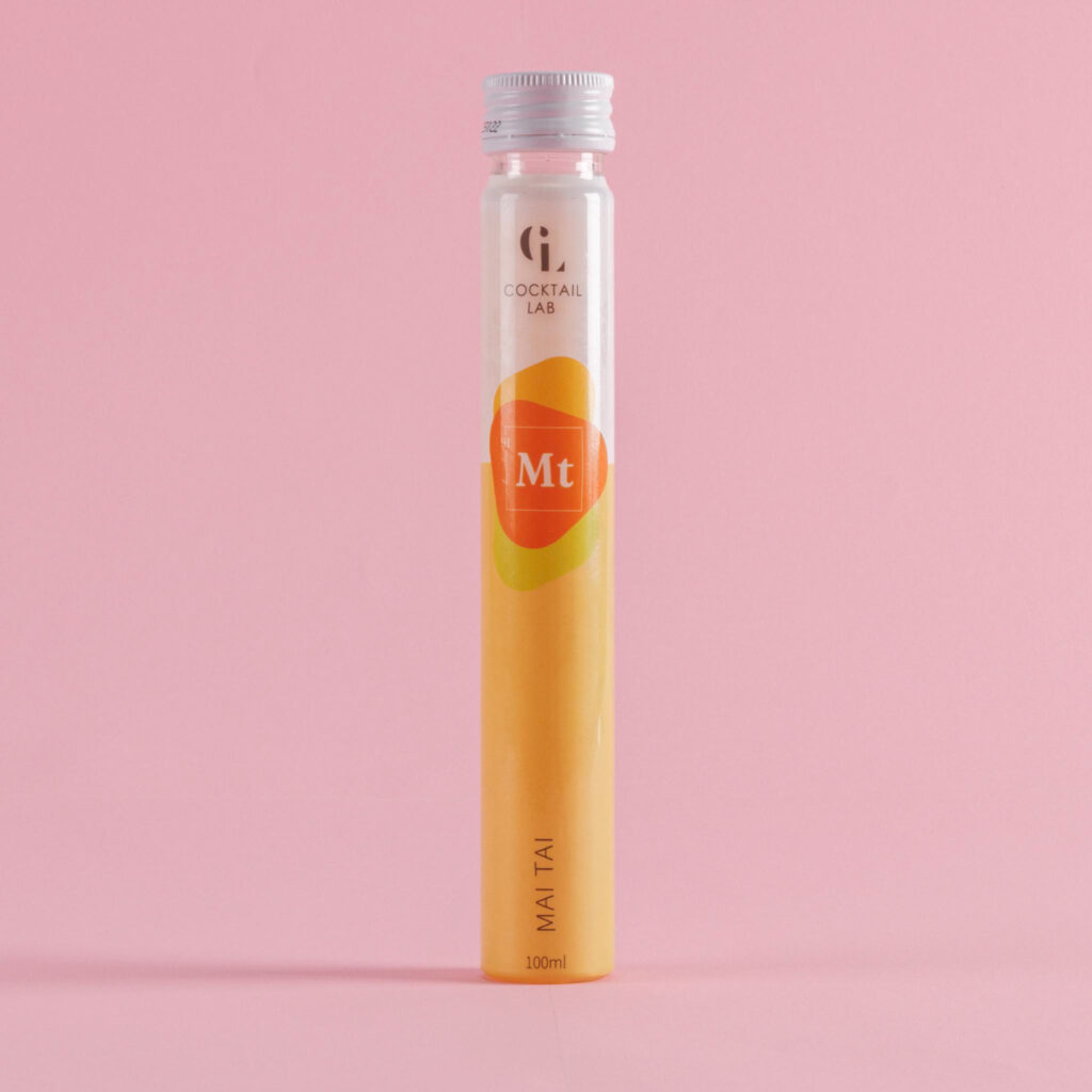 Mai Tai cocktail tube van Cocktail Lab – kant-en-klare cocktail van 100ml met rum, limoen en amandel