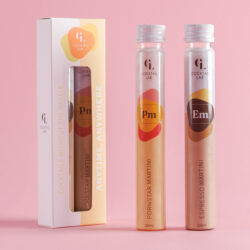 Bestseller Cocktail Pakketje met duo-verpakking en losse tubes van Pornstar Martini en Espresso Martini – Cocktail Lab